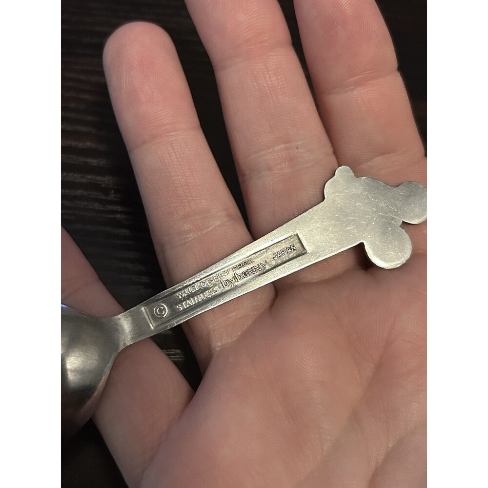 Vintage Disney Mickey Mouse Child Spoon Fork Set Bonny Japan Stainless Steel 4” - Picture 6 of 8